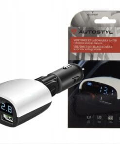 Pakrovėjas,adapteris su voltometru ir signalizacija 12/24V